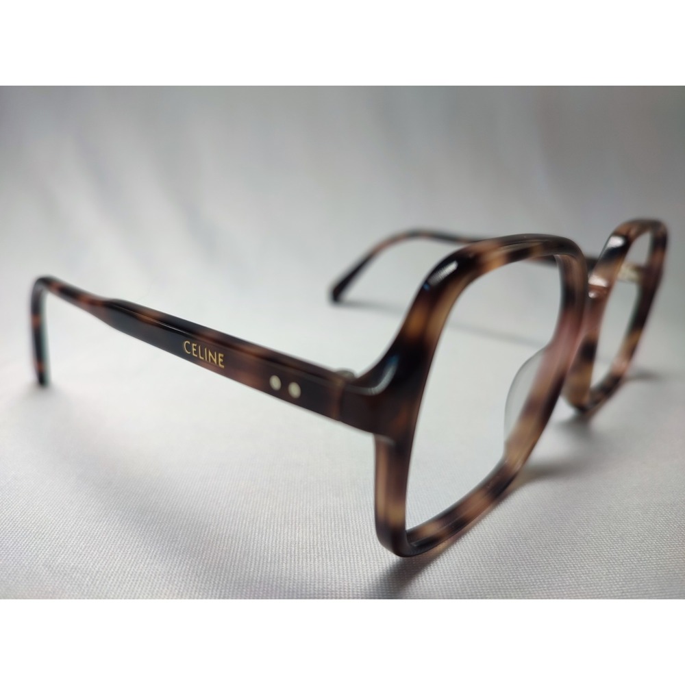 Celine Paris CL50126I 055 Tortoise Oversized Square Eyeglass Frames 55-15-140